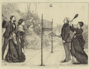 Het nieuwe spel van badminton in India